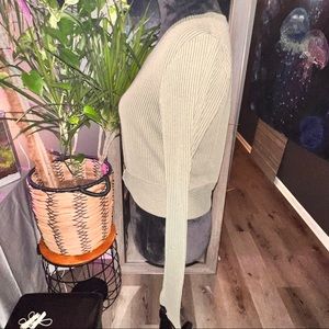 Hollister California- Front Open-Knot Tie - Long Sleeve T-Shirt